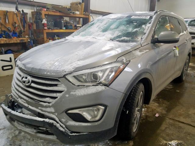 KM8SM4HF3GU136876 - 2016 HYUNDAI SANTA FE SE  photo 2