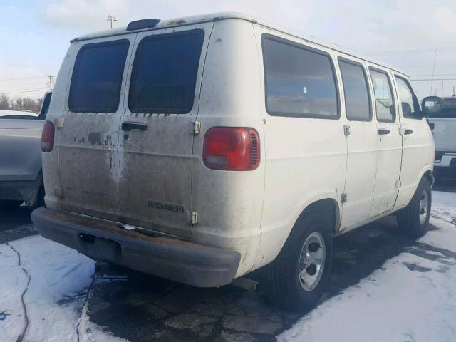 2B7HB11X3XK558240 - 1999 DODGE RAM VAN B1 WHITE photo 4