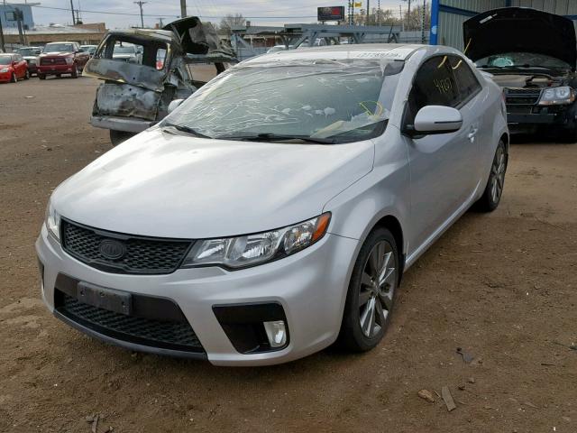 KNAFW6A32D5742958 - 2013 KIA FORTE SX SILVER photo 2