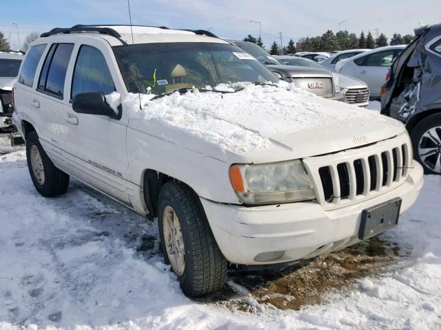 1J4GW68N8XC798248 - 1999 JEEP GRAND CHER WHITE photo 1