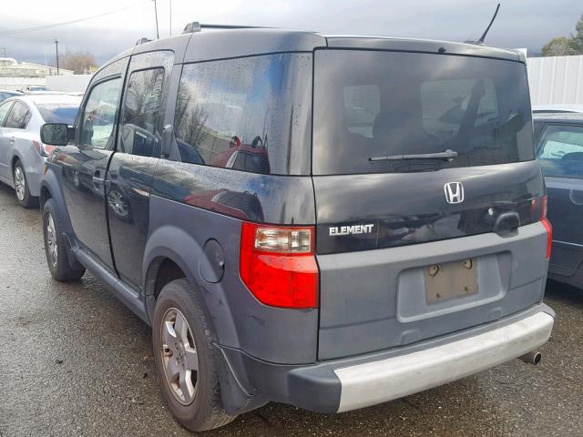 5J6YH18665L012342 - 2005 HONDA ELEMENT EX BLACK photo 3