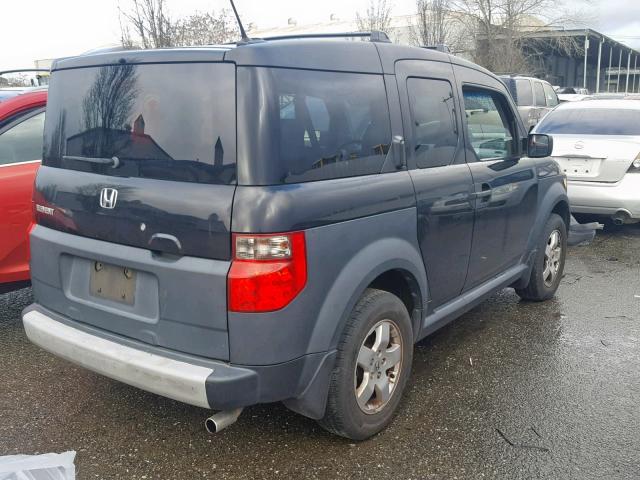 5J6YH18665L012342 - 2005 HONDA ELEMENT EX BLACK photo 4