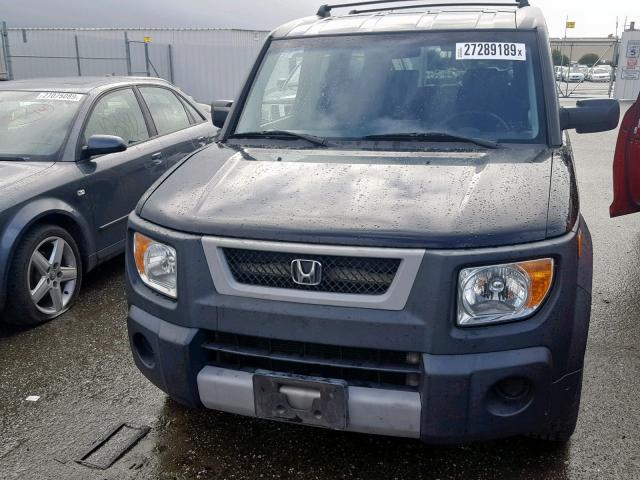 5J6YH18665L012342 - 2005 HONDA ELEMENT EX BLACK photo 9