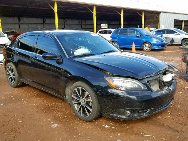 1C3CCBHG0CN162076 - 2012 CHRYSLER 200 S BLACK photo 1