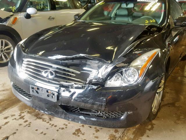 JNKCV64E88M102088 - 2008 INFINITI G37 BASE BLACK photo 9