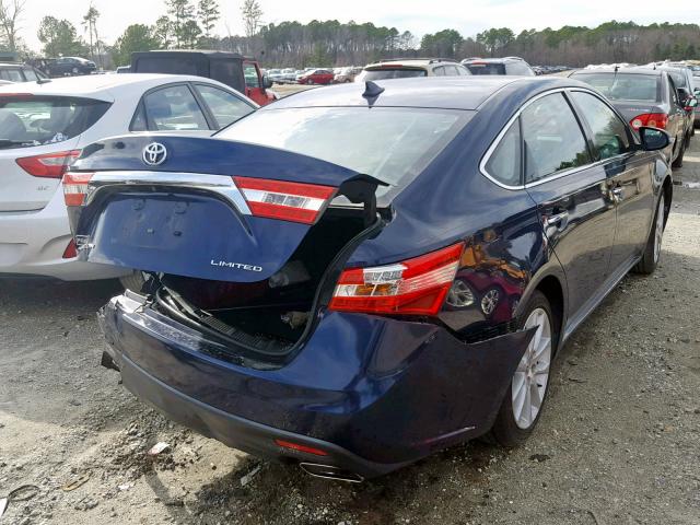 4T1BK1EB3DU024838 - 2013 TOYOTA AVALON BAS BLUE photo 4