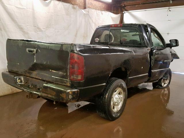 3D7KU26D73G770835 - 2003 DODGE RAM 2500 S BLACK photo 4