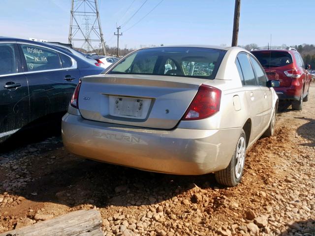 1G8AZ52F84Z135666 - 2004 SATURN ION LEVEL TAN photo 4