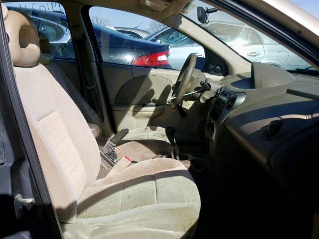 1G8AZ52F84Z135666 - 2004 SATURN ION LEVEL TAN photo 5