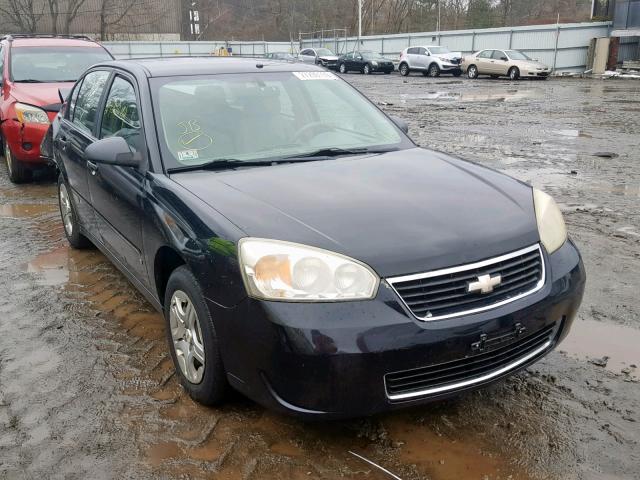 1G1ZS51FX6F133249 - 2006 CHEVROLET MALIBU LS BLACK photo 1