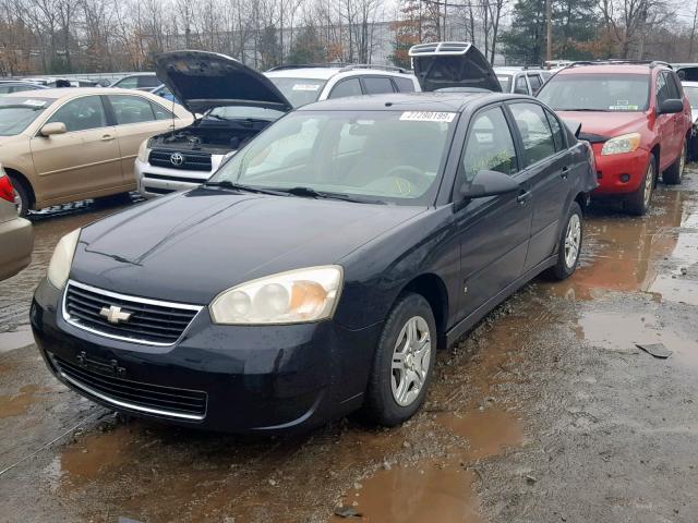1G1ZS51FX6F133249 - 2006 CHEVROLET MALIBU LS BLACK photo 2