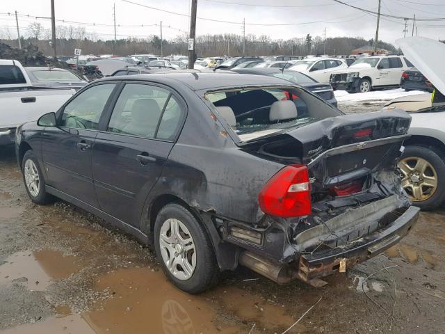 1G1ZS51FX6F133249 - 2006 CHEVROLET MALIBU LS BLACK photo 3