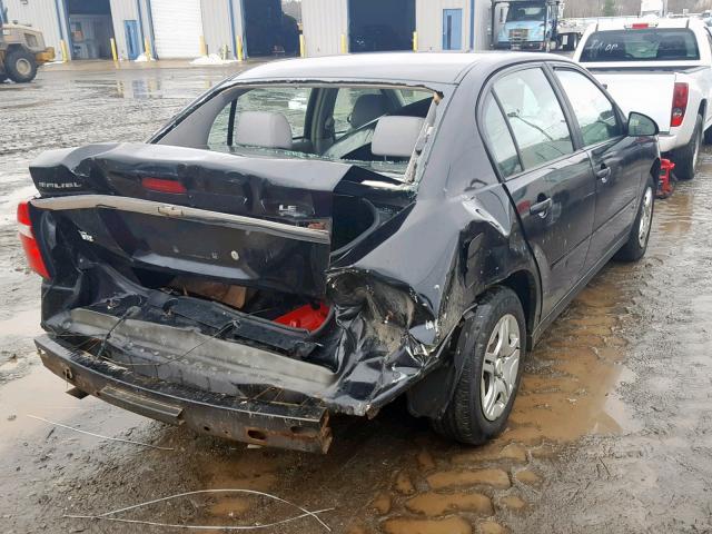 1G1ZS51FX6F133249 - 2006 CHEVROLET MALIBU LS BLACK photo 4
