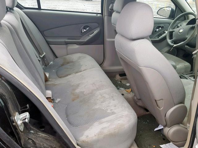 1G1ZS51FX6F133249 - 2006 CHEVROLET MALIBU LS BLACK photo 6