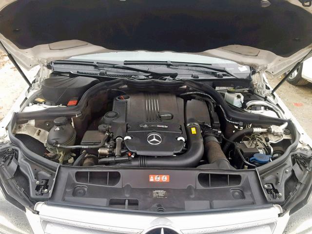 WDDGF4HB3DA773299 - 2013 MERCEDES-BENZ C 250 WHITE photo 7