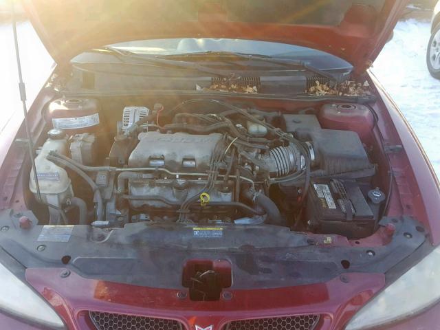 1G2NF52E64C219872 - 2004 PONTIAC GRAND AM S MAROON photo 7