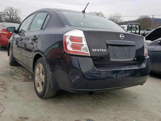 3N1AB61E48L662404 - 2008 NISSAN SENTRA 2.0 BLACK photo 3