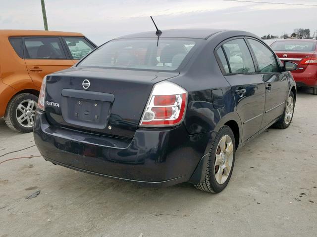 3N1AB61E48L662404 - 2008 NISSAN SENTRA 2.0 BLACK photo 4