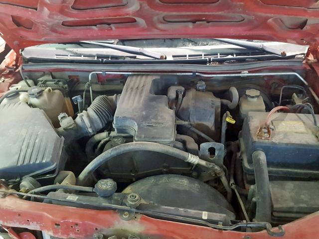 1GCDT198058123748 - 2005 CHEVROLET COLORADO RED photo 7