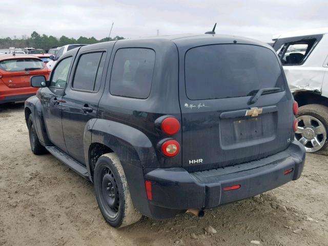 3GNCA13D88S677436 - 2008 CHEVROLET HHR LS Negro foto 3
