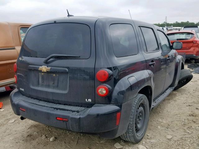 3GNCA13D88S677436 - 2008 CHEVROLET HHR LS Negro foto 4