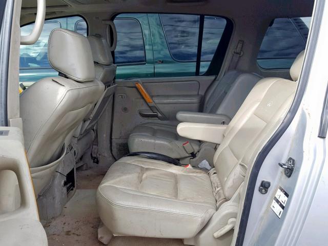 5N3AA08A85N804364 - 2005 INFINITI QX56 GRAY photo 6