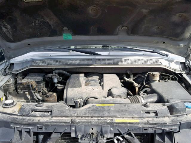 5N3AA08A85N804364 - 2005 INFINITI QX56 GRAY photo 7