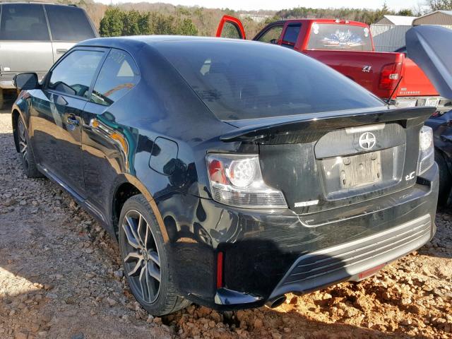 JTKJF5C77E3078895 - 2014 TOYOTA SCION TC BLACK photo 3