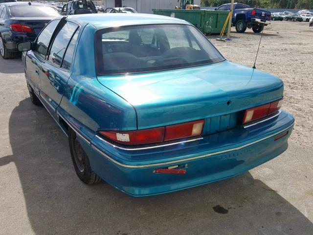 1G4NV553XRC299446 - 1994 BUICK SKYLARK CU BLUE photo 3