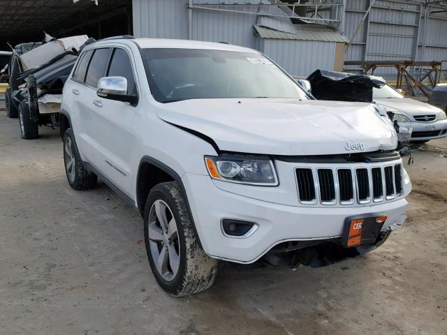 1C4RJEBG1FC906533 - 2015 JEEP GRAND CHER WHITE photo 1