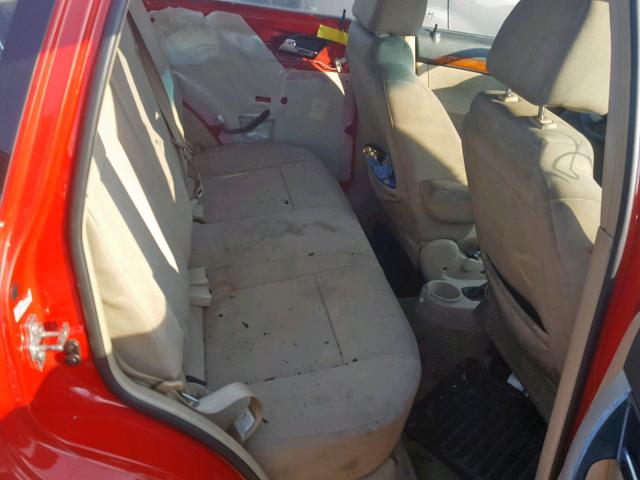 KL1TD6DE7AB132471 - 2010 CHEVROLET AVEO LS RED photo 6