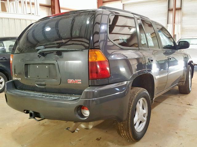 1GKDS13S972144583 - 2007 GMC ENVOY CHARCOAL photo 4