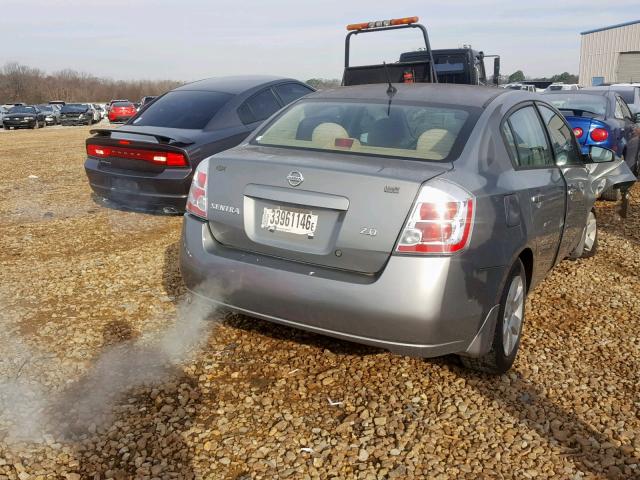 3N1AB61EX7L700099 - 2007 NISSAN SENTRA 2.0 GRAY photo 4