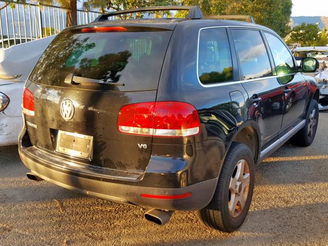 WVGBG77L35D014872 - 2005 VOLKSWAGEN TOUAREG 3. BLACK photo 4