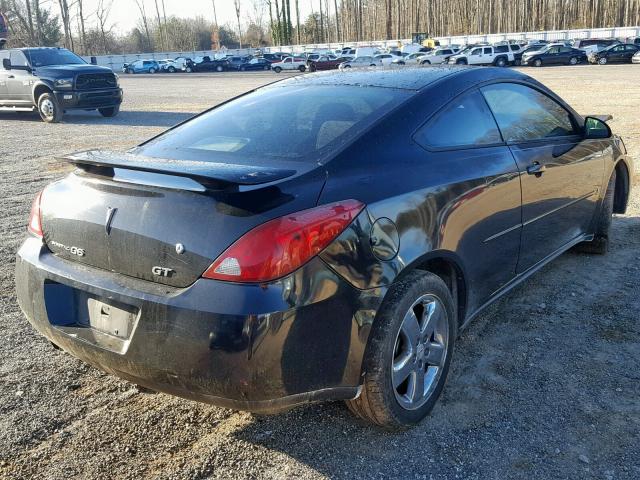 1G2ZH158564151300 - 2006 PONTIAC G6 GT BLACK photo 4