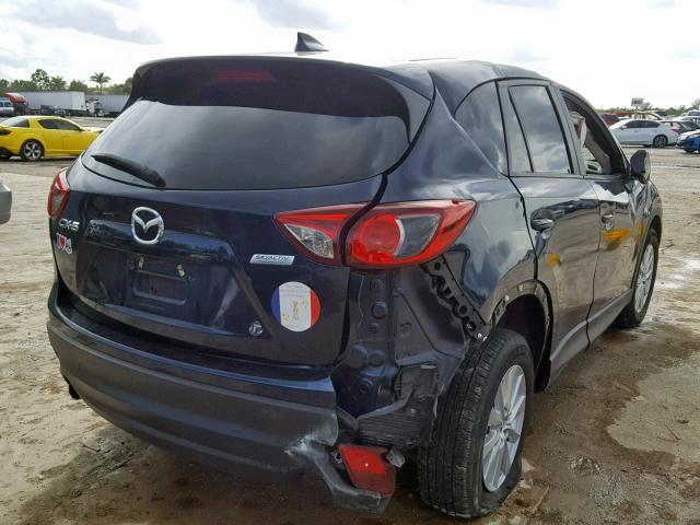 JM3KE2BY5G0671030 - 2016 MAZDA CX-5 SPORT BLUE photo 4