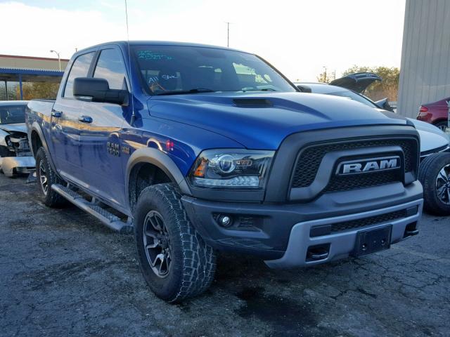 1C6RR7YT3HS767482 - 2017 RAM 1500 REBEL ლურჯი ფოტო 1