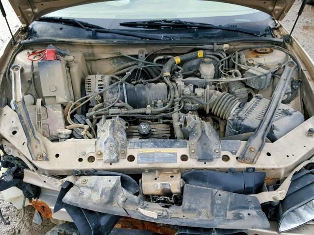 1G2WP52K13F165787 - 2003 PONTIAC GRAND PRIX GOLD photo 7