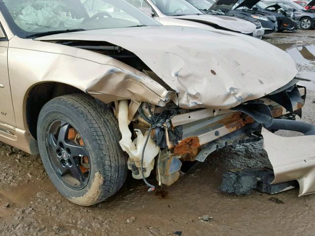 1G2WP52K13F165787 - 2003 PONTIAC GRAND PRIX GOLD photo 9