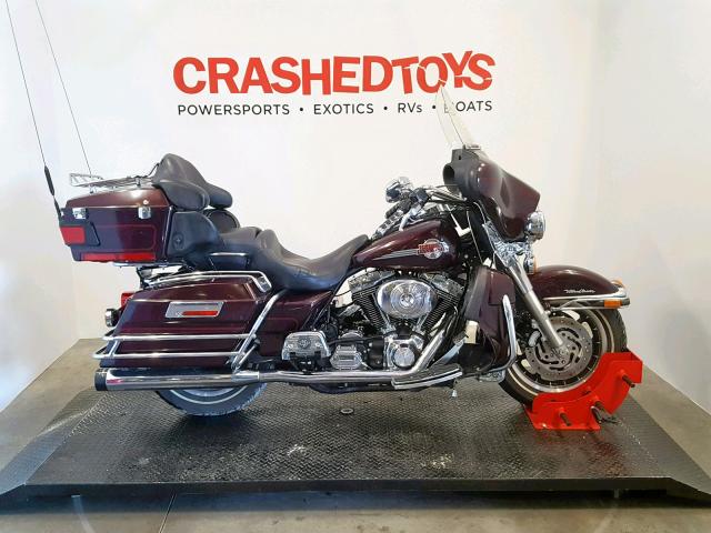 1HD1FCW135Y603603 - 2005 HARLEY-DAVIDSON FLHTCUI MAROON photo 1