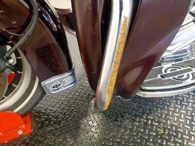 1HD1FCW135Y603603 - 2005 HARLEY-DAVIDSON FLHTCUI MAROON photo 10