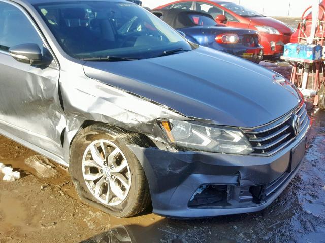 1VWAT7A35GC010560 - 2016 VOLKSWAGEN PASSAT S GRAY photo 9