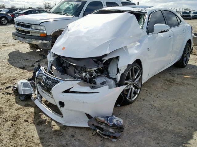 JTHBA1D26G5015492 - 2016 LEXUS IS 200T WHITE photo 2