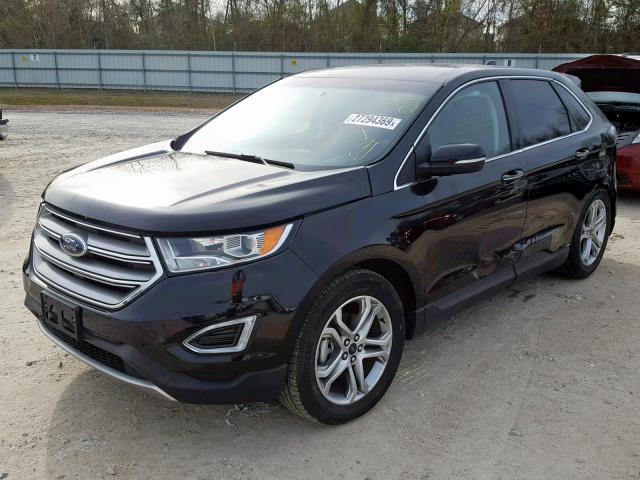 2FMPK3K9XGBB12749 - 2016 FORD EDGE TITAN BLACK photo 2