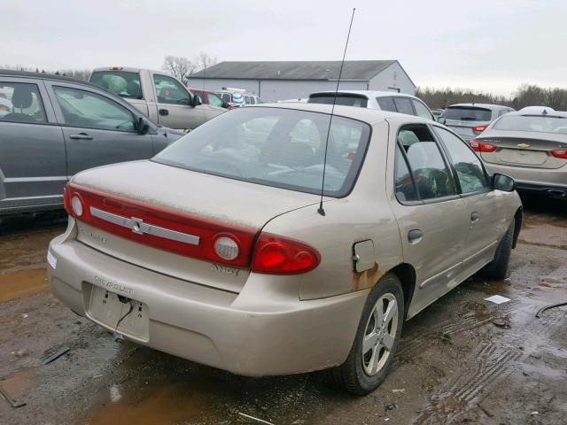 1G1JF52FX37121785 - 2003 CHEVROLET CAVALIER L GOLD photo 4