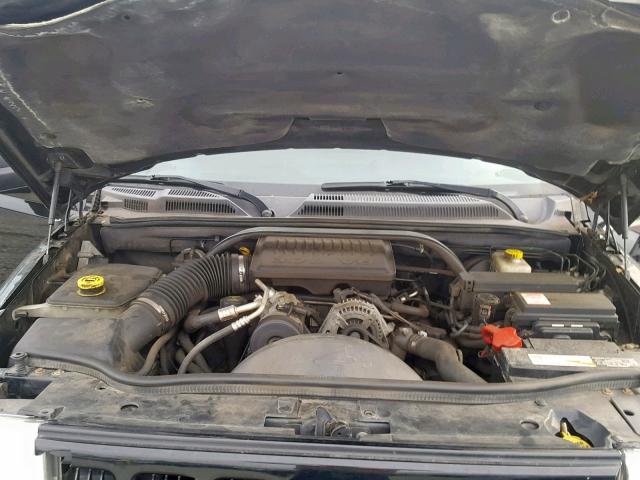 1J8HG48K06C349087 - 2006 JEEP COMMANDER BLACK photo 7