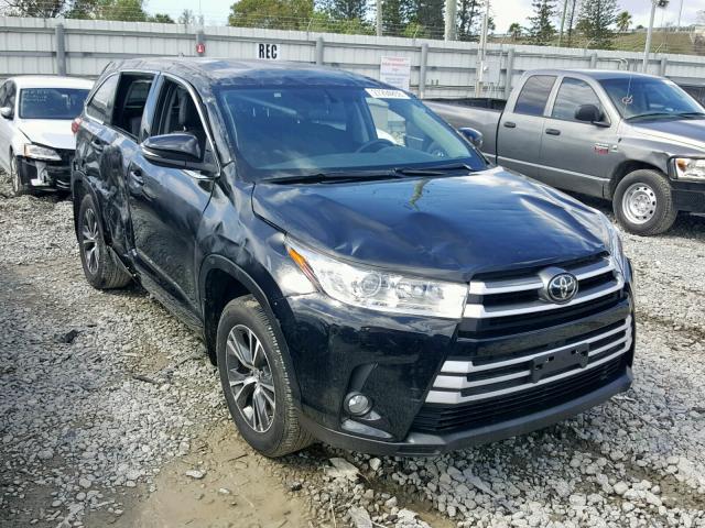 5TDBZRFHXHS445256 - 2017 TOYOTA HIGHLANDER BLACK photo 1