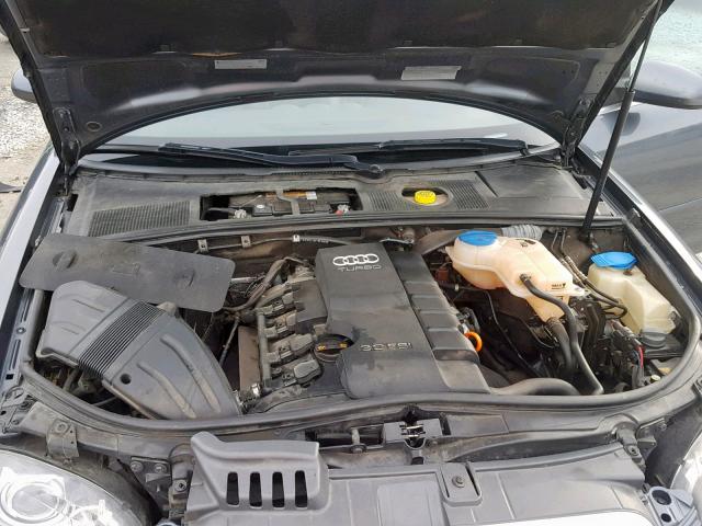 WAUAF48H48K004179 - 2008 AUDI A4 2.0T CA GRAY photo 7