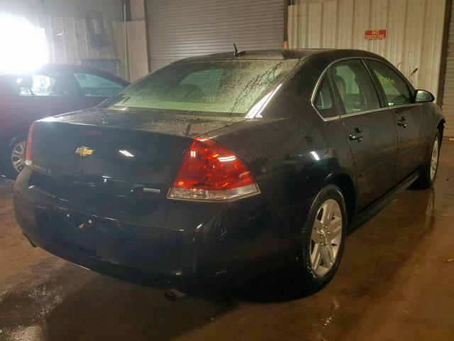 2G1WB5E3XE1150920 - 2014 CHEVROLET IMPALA LIM BLACK photo 4