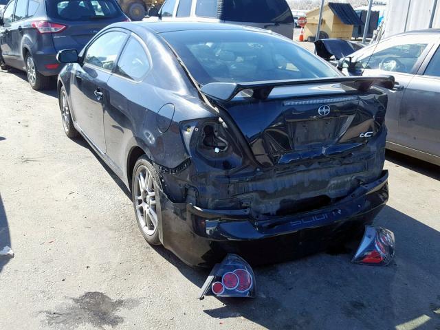 JTKDE3B77A0313202 - 2010 TOYOTA SCION TC შავი ფოტო 3